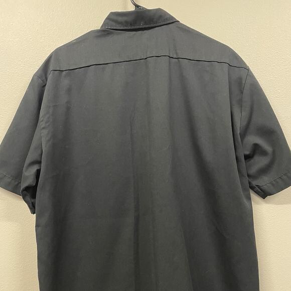 Vintage Dickies Button Up Work Shirt Black Men’s Size Large Workwear - Picture 8 of 8